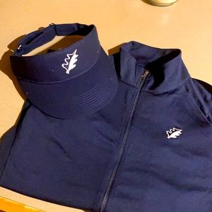 Logo golf set - visor and ladies jacket never worn